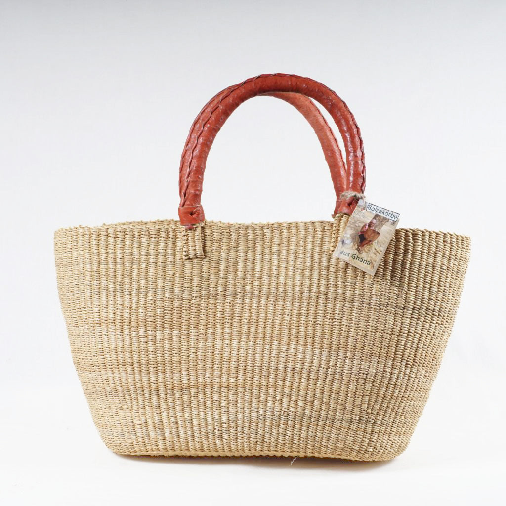 Shopper Korbtasche Bolga Korb natur