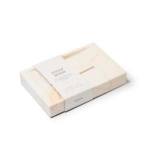 Seifenschale Marmoroptik, Seifenablage