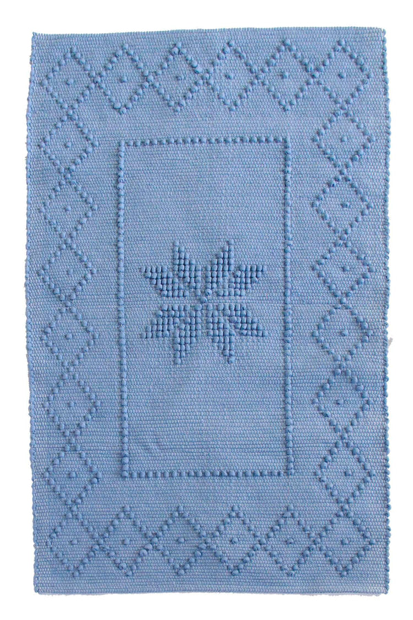 Badematte Stern jeansblau