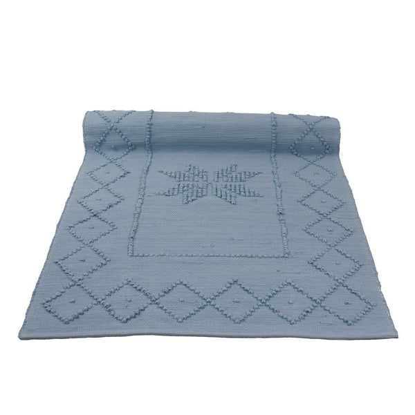 Badematte Stern jeansblau