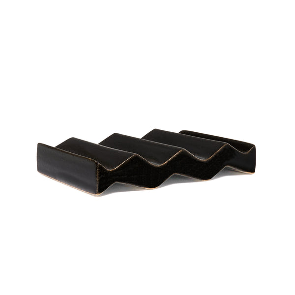 Seifenschale Rocky M schwarz