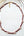 Sommerliche Blumenkette, Choker bordeaux
