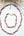 Sommerliche Blumenkette, Choker bordeaux