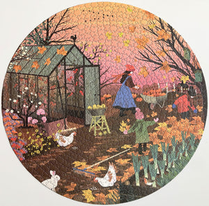 Herbstpuzzle, Herbstgarten puzzle, puzzle herbst