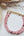 Armband Watermelon Jade, Perlenarmband rosa