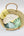 Musselin Babydecke Bio-Baumwolle mimosengelb/mondgrau
