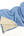 Bio Musselindecke blau