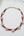 Blumenarmband, Perlenarmband Blumen bordeaux