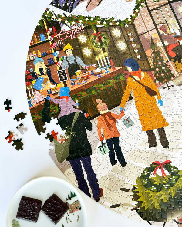 CHRISTMAS MARKET - PUZZLE - 1000 Teile