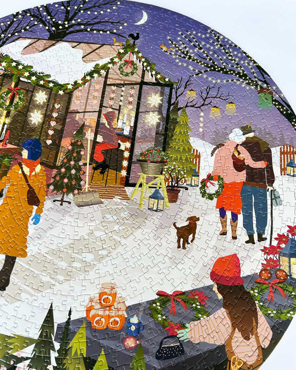 Weihnachtspuzzle, Winterpuzzle