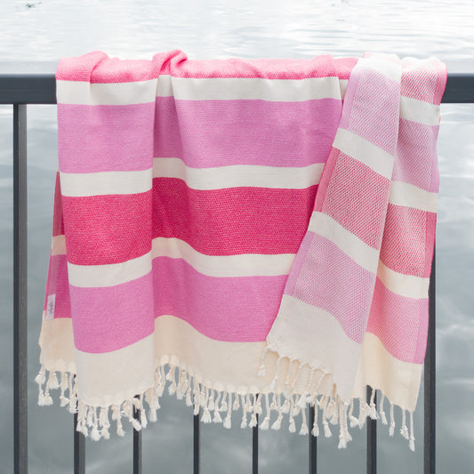 Hamamtuch Bio-Baumwolle Dalya Flamingo