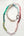 Geknotete Edelsteinkette, bunte Perlenkette, Halskette mit Edelsteinen