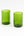 Upcycling-Glas grün 2er-Set in 2 Größen