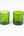 Upcycling-Glas grün 2er-Set in 2 Größen