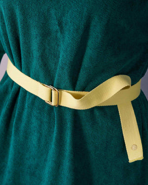 Gürtel Bio-Baumwolle gelb