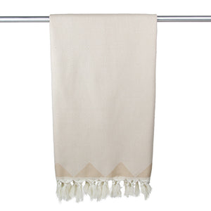 Hamamtuch Bio-Baumwolle beige