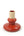 Kerzenhalter | kleine Vase Keramik rot