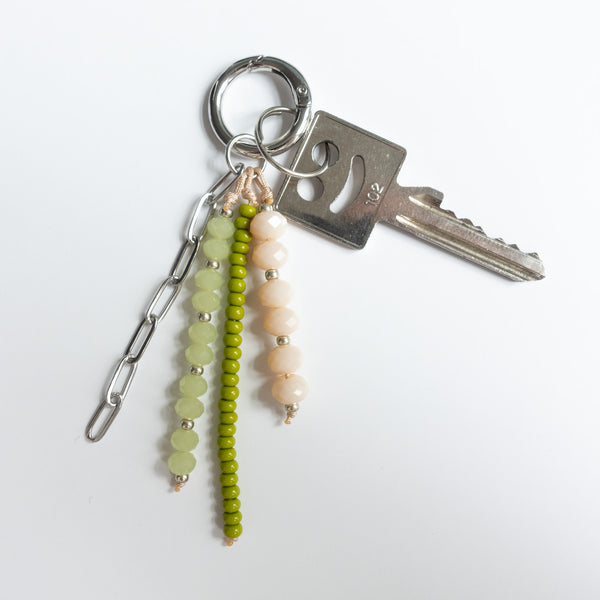 Schlüsselanhänger | Taschenanhänger limette