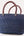 Shopper Korbtasche Bolga blau M