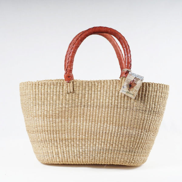 Shopper Korbtasche Bolga Korb natur