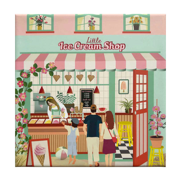 Puzzle Vissevasse, Puzzle Little Ice Cream Shop, Puzzle Eiscafe