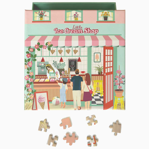 Puzzle Vissevasse, Puzzle Ice Cream Shop, Puzzle Eiscafe