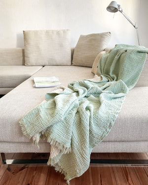 bio musselin sofadecke