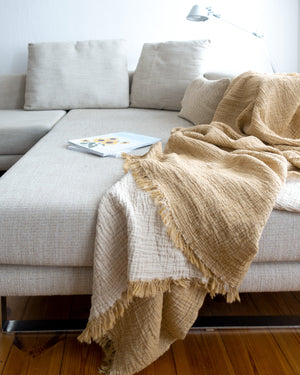 bio musselin sofadecke