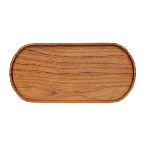 Ovales Tablett, Holztablett oval
