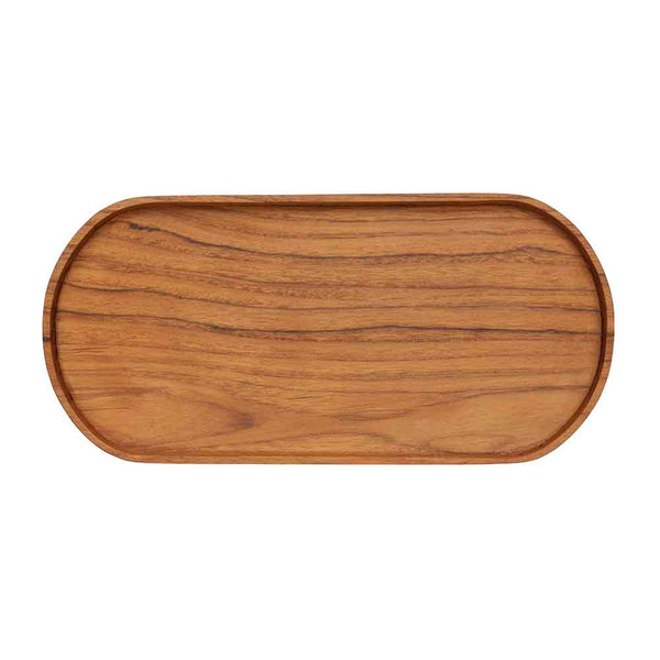 Ovales Tablett, Holztablett oval