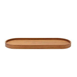 Ovales Tablett, Holztablett oval
