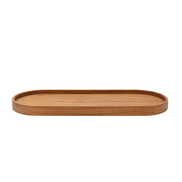 Ovales Tablett, Holztablett oval