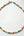 Perlenkette, Choker bunt