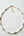 Perlenkette, Choker creme-/türkisfarben