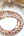 Perlenkette, Choker rose-, fliederfarben