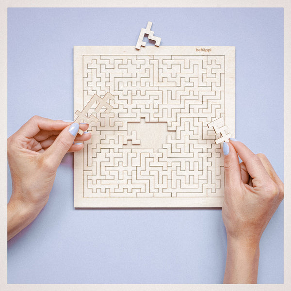 BOXY - IQ-PUZZLE aus Holz - Level schwer