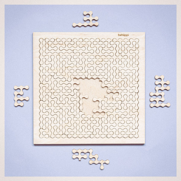 HOOP - IQ-PUZZLE aus Holz - Level mittel