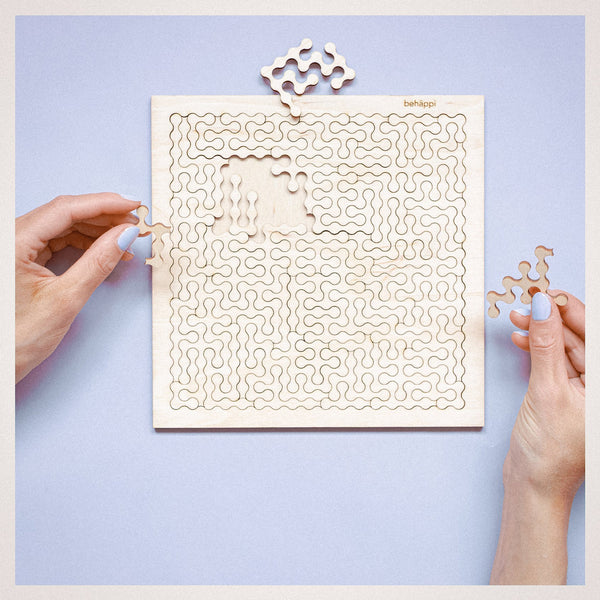 HOOP - IQ-PUZZLE aus Holz - Level mittel