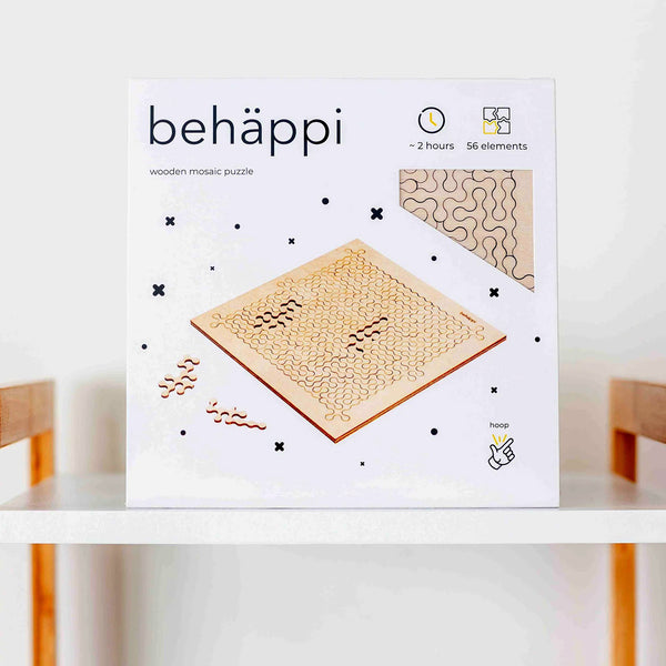 HOOP - IQ-PUZZLE aus Holz - Level mittel
