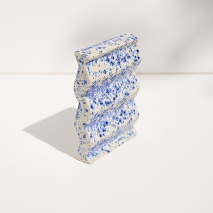 Seifenschale Rocky M blue splatterware