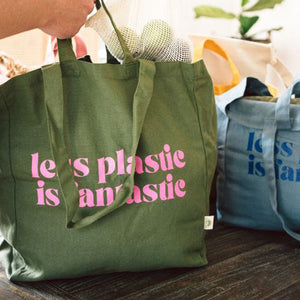 Shopper less plastic is fantastic