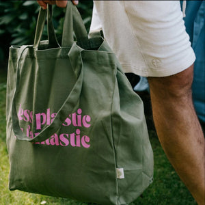 Stofftasche less plastic is fantastic