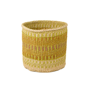 Sisalkorb gelb