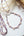 Sommerliche Blumenkette, Choker flieder, Halskette Blumen
