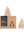 Xmas Tree Kerze M 2er Set beige