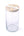 Terazzodose, Vorratsglas, glasdose ocker
