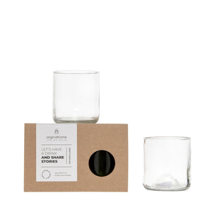 Upcycling-Glas, Tringlas Set klar