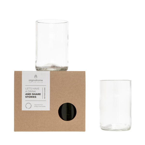 Upcycling-Glas, Tringlas Set klar