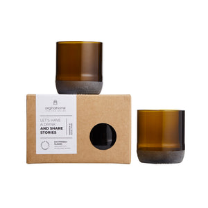 Upcycling glas, upcycling bierflasche, trinkgläser