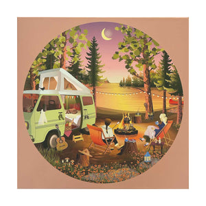 Puzzle Vissevasse, Puzzle Van Life, rundes Puzzle
